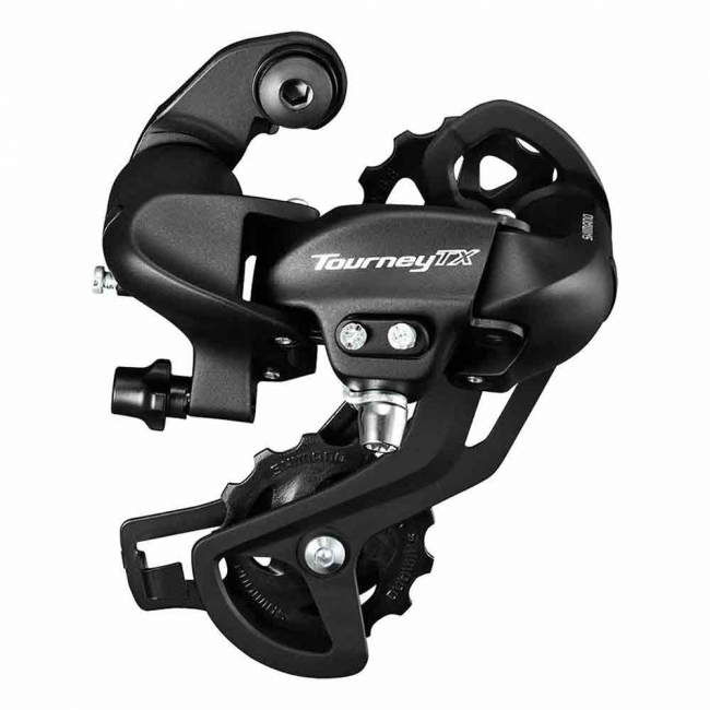 Переключатель задний Shimano Tourney RD-TX800 7/8 ск на петух