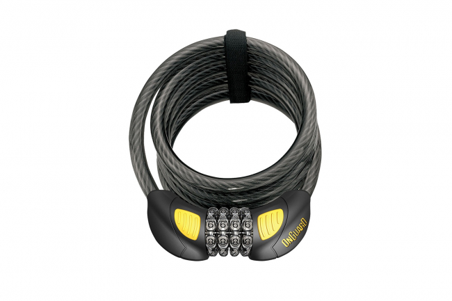 Велозамок OnGuard Doberman Combo 8031GLO Coil Cable Lock