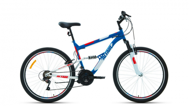 ALTAIR MTB FS 26 1.0 2020-2021, синий/красный